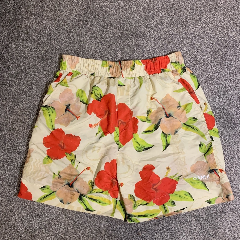 Ganni swim shorts